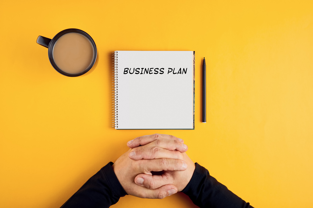 Plan de empresa con plantilla